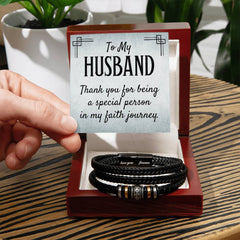 Being Special - Mens Leather Bracelet